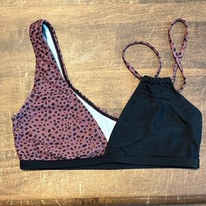 SHEIN Spotted Swim Top
